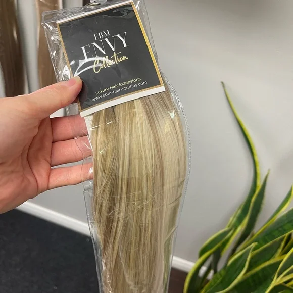 EBM ENVY Collection - Light Blonde Nano Hair Extensions - Dimensional blonde-NEW - Picture 3 of 9